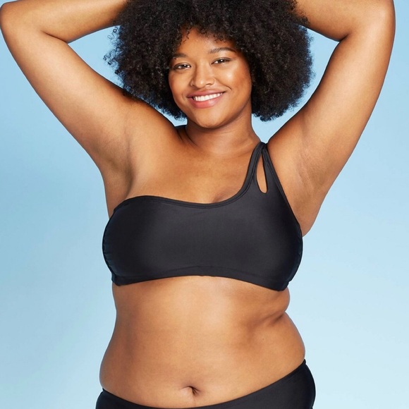 target one shoulder bikini top